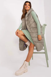 Sublevel Quilted insulated vest with hood  Adomoo